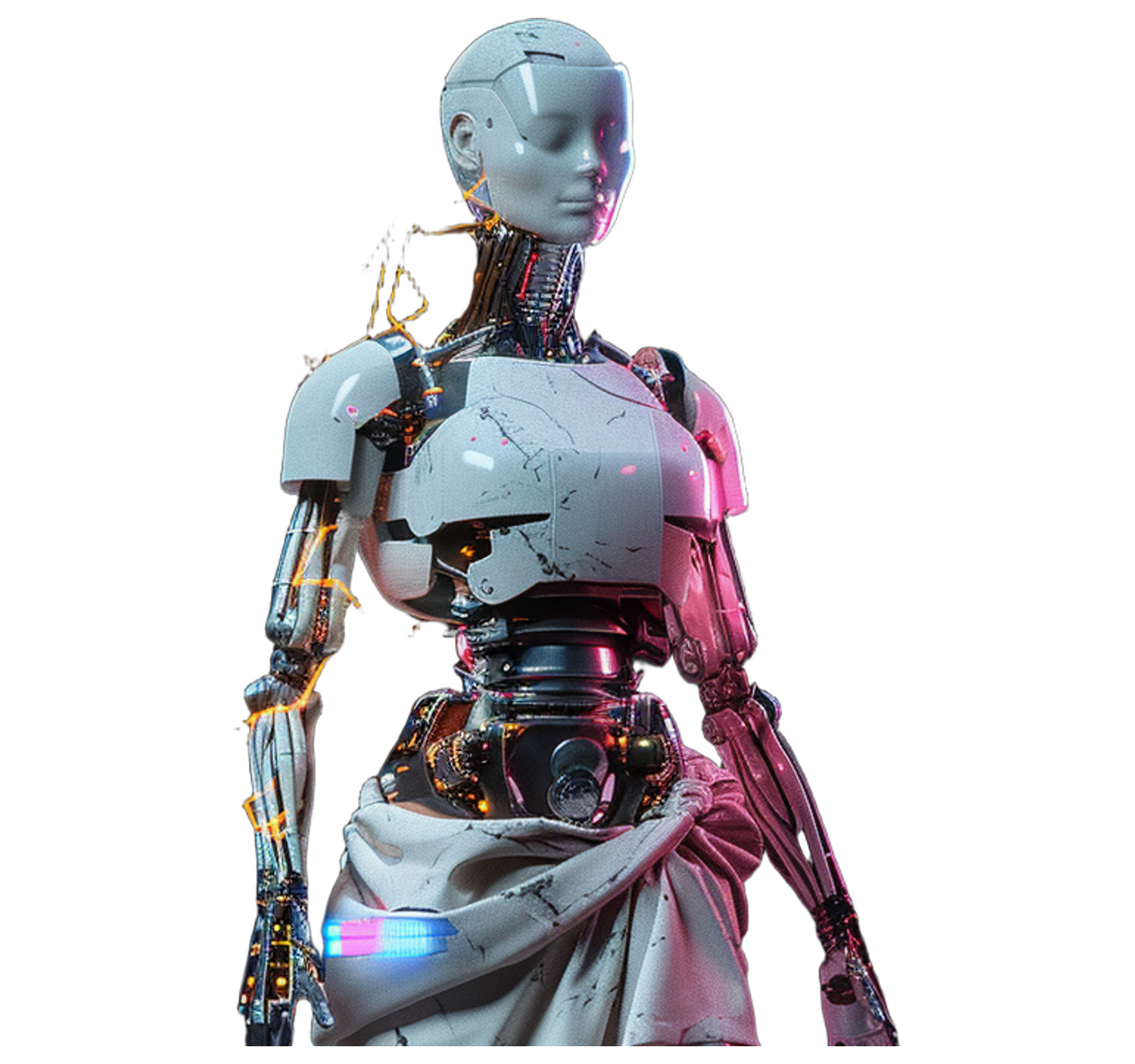 Iris — Customer Service & Support, cyborg titan statue
