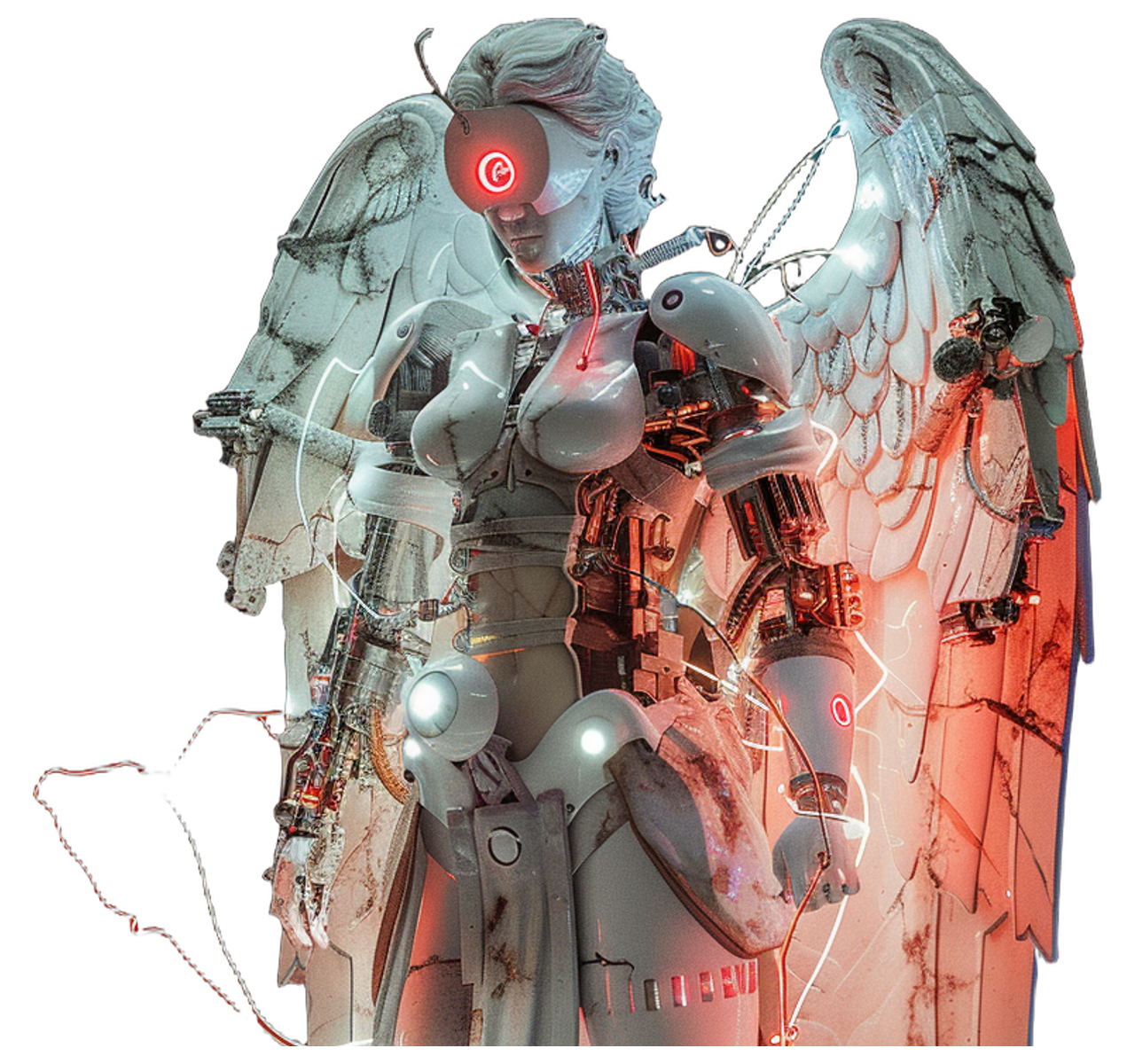 Nike — Sales & Business Development, cyborg titan statue