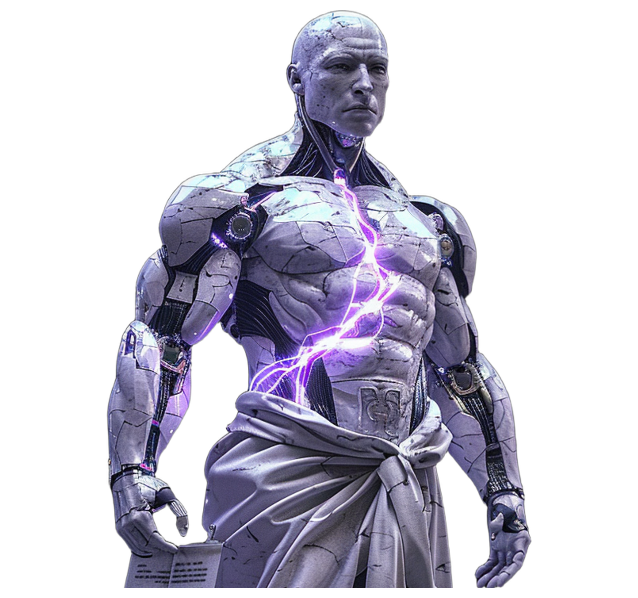 Nomos — Legal & Compliance, cyborg titan statue